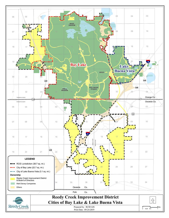 Reedy Creek Improvement District boundary map - DocumentCloud