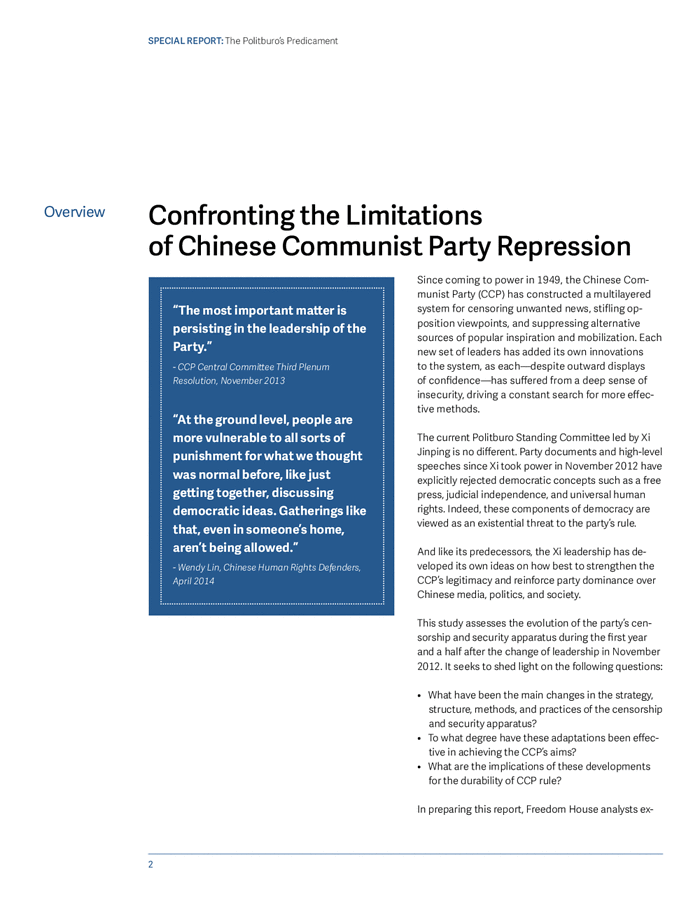 Page 4 of The Politburo’s Predicament:Confronting the Limitations of Chinese Communist Party Repression