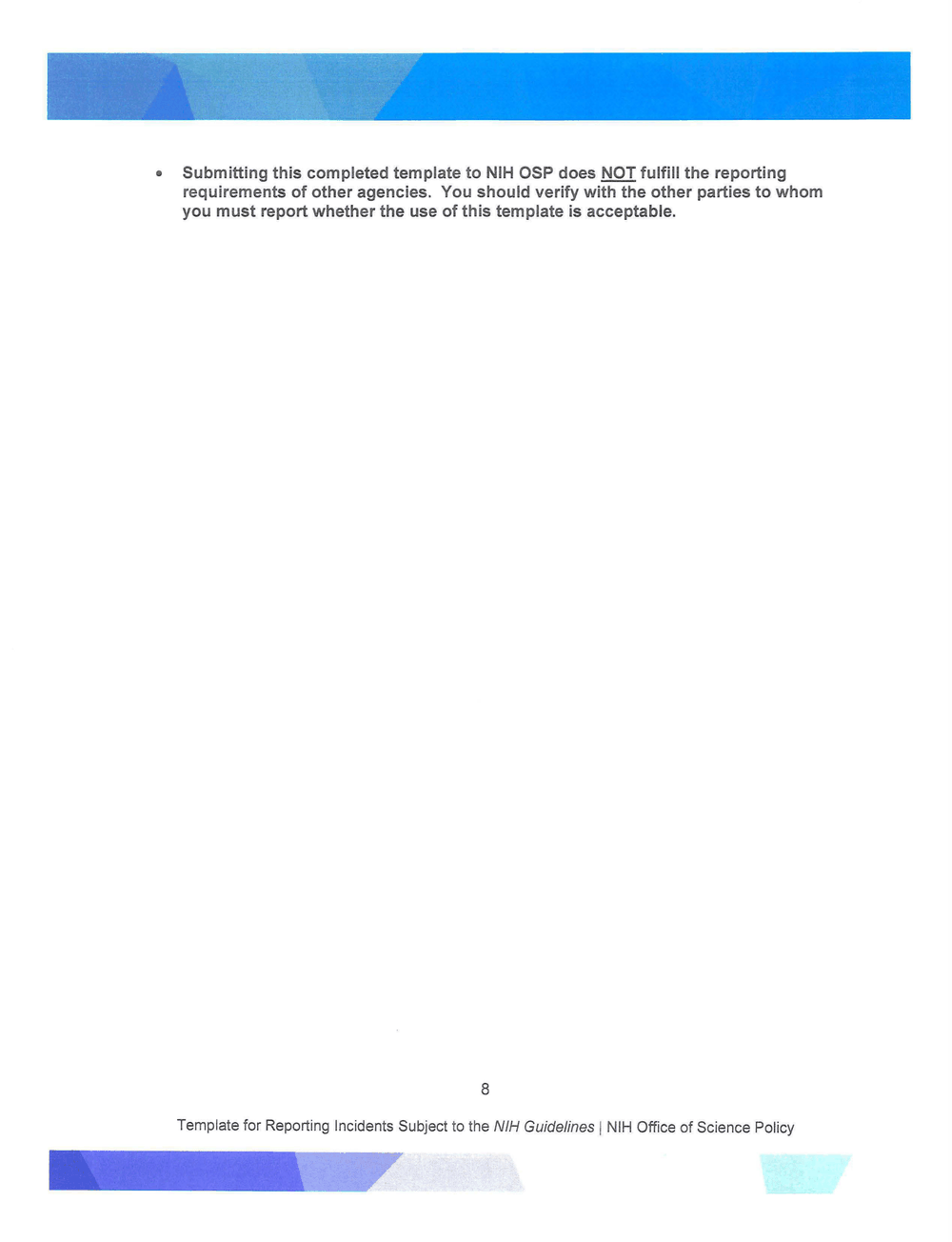 Page 12 from Chikungunya Lab Infection Report to NIH