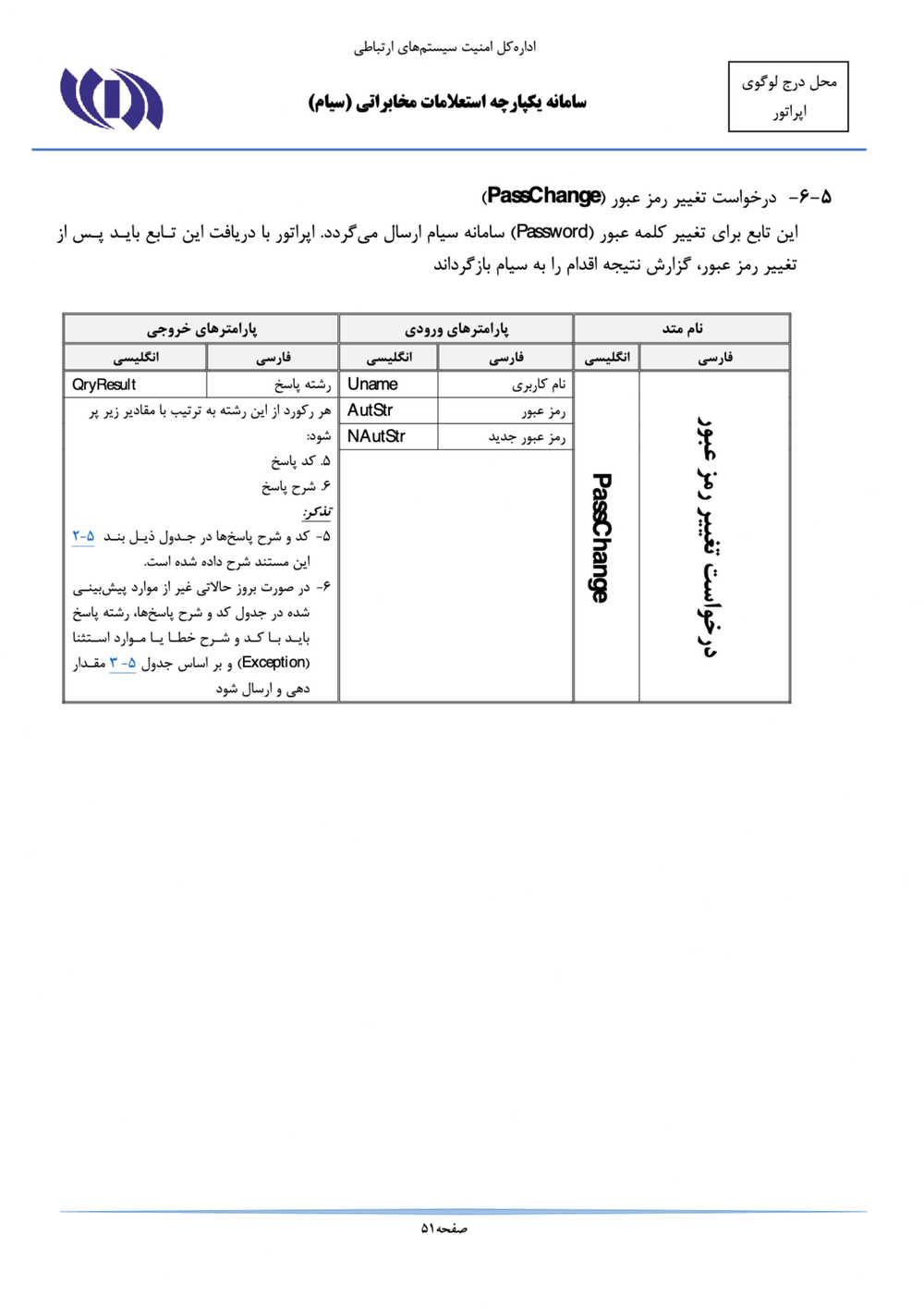 Page 51 from Iran’s SIAM Manual in Persian for Tracking and Controlling Mobile Phones