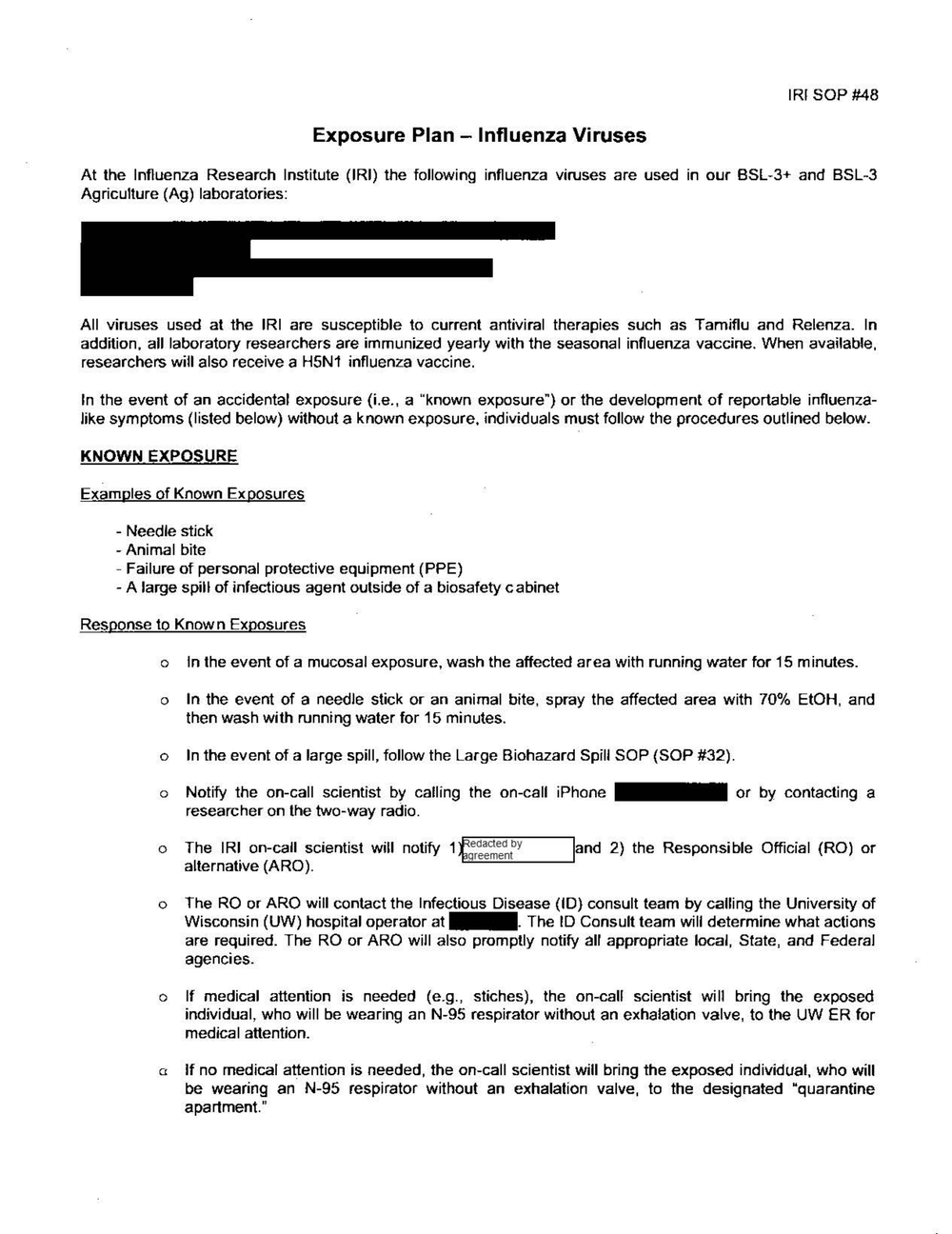 Page 58 from UW Madison Lab Accident Reports to NIH