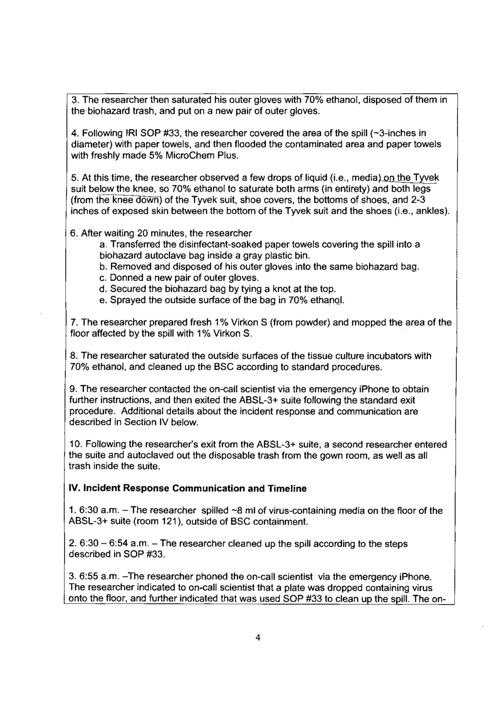 Page 82 from UW Madison Lab Accident Reports to NIH