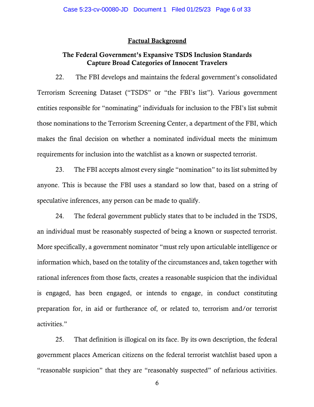 Page 6 from Saadiq Long Complaint Against Oklahoma City Police