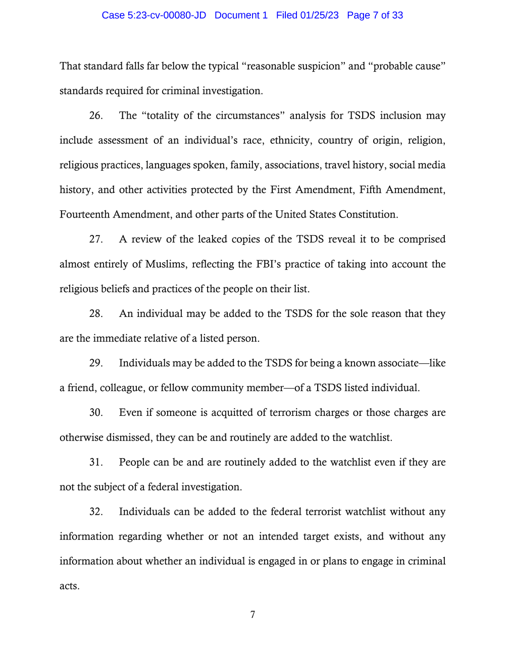 Page 7 from Saadiq Long Complaint Against Oklahoma City Police