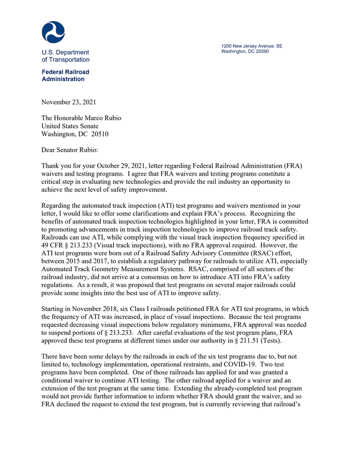 10.29.21 Letter To Amit Bose From Blackburn Rubio Et Al.-response 2 