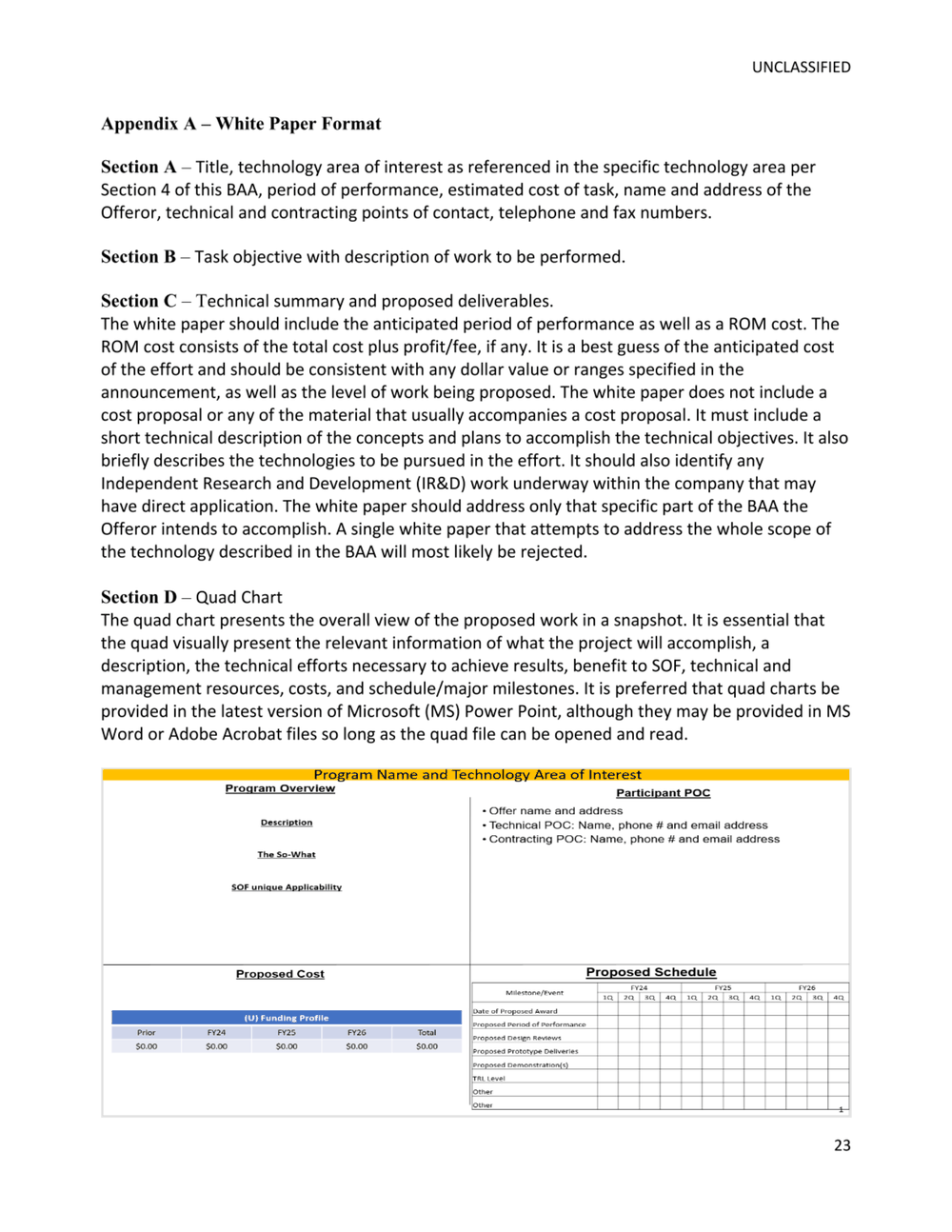 Page 23 from U.S. SOCOM Procurement Document Announcing Desire to Utilize Deepfakes