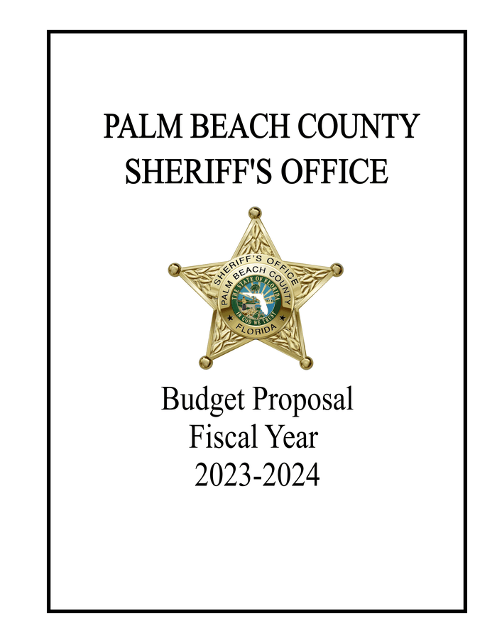 FY 2024 PBSO Budget Proposal DocumentCloud