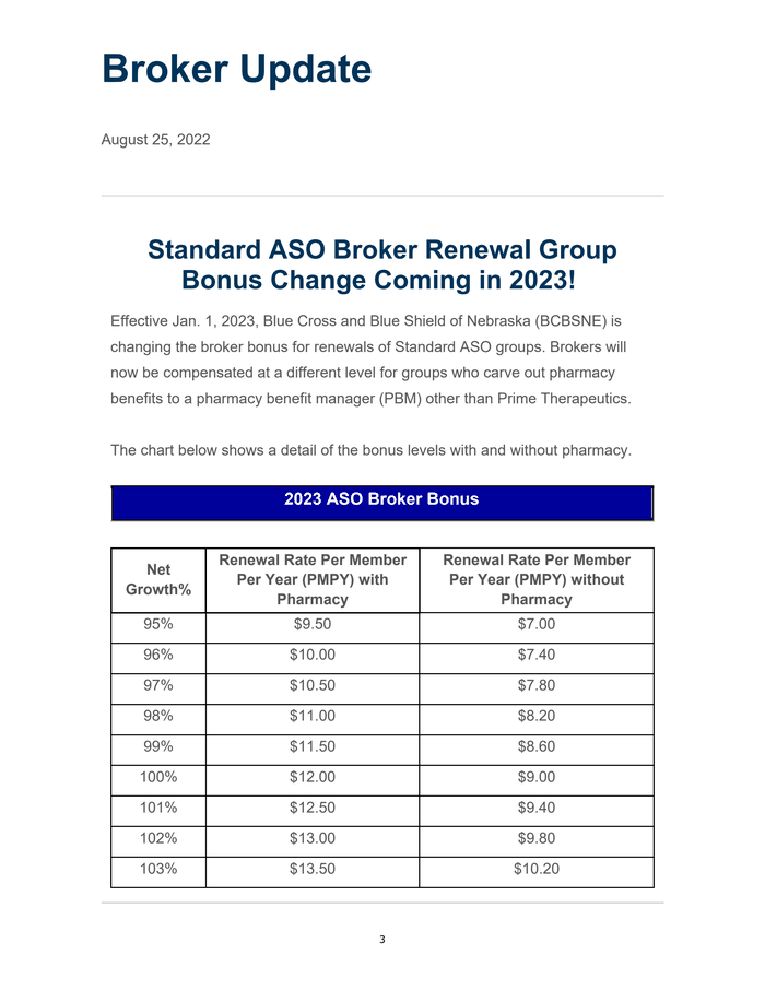 BCBS of NE & Prime Therapeutics 2022 Broker Update DocumentCloud
