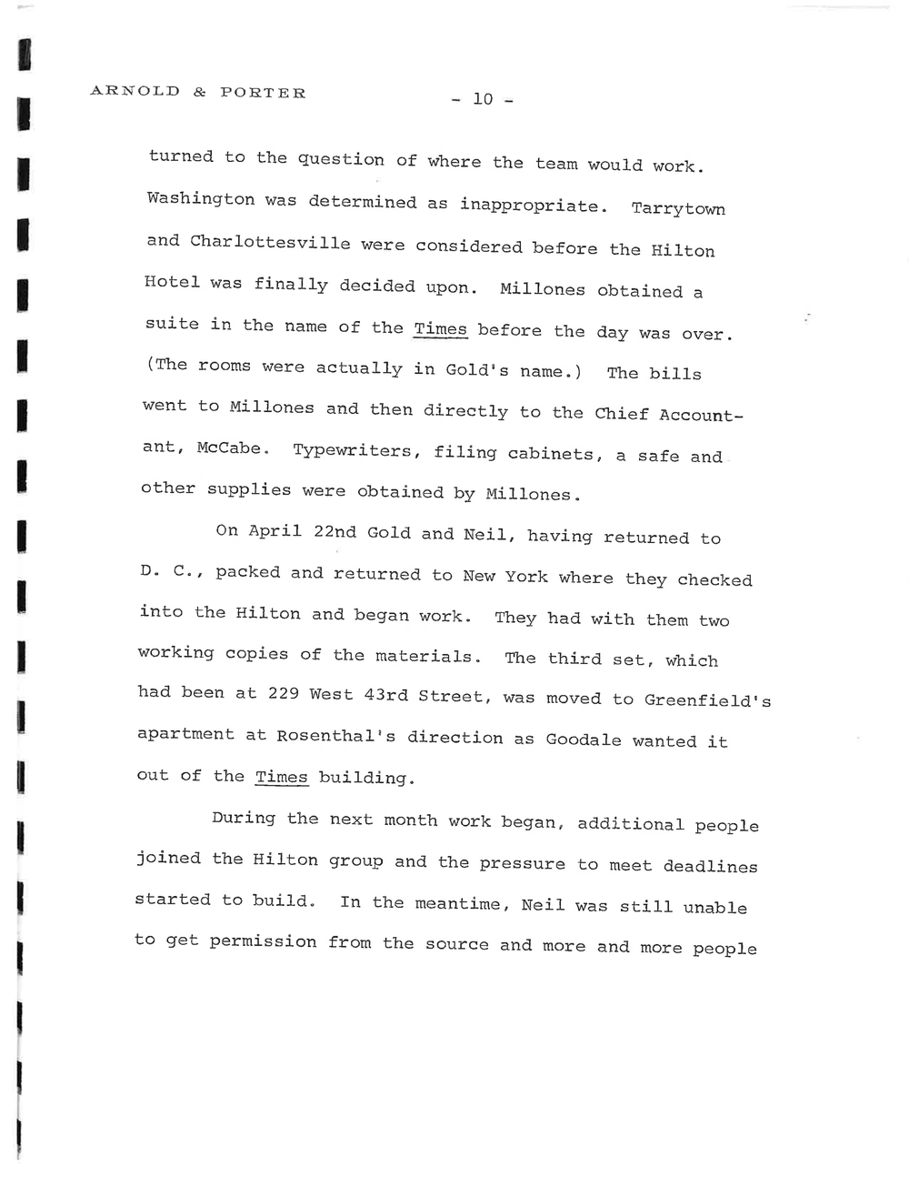 Page 10 from Rogovin Sheehan memo