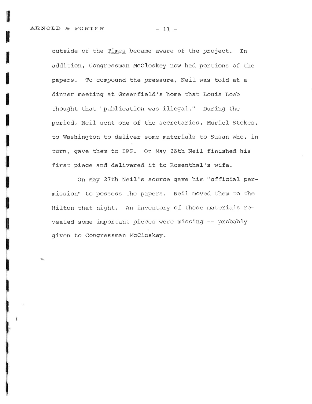 Page 11 from Rogovin Sheehan memo