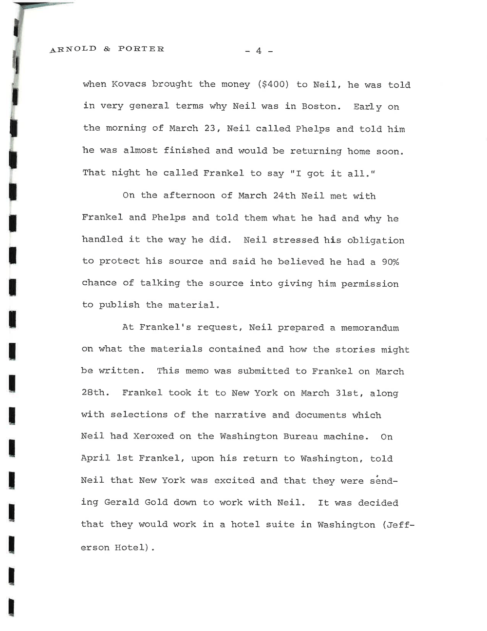 Page 4 from Rogovin Sheehan memo