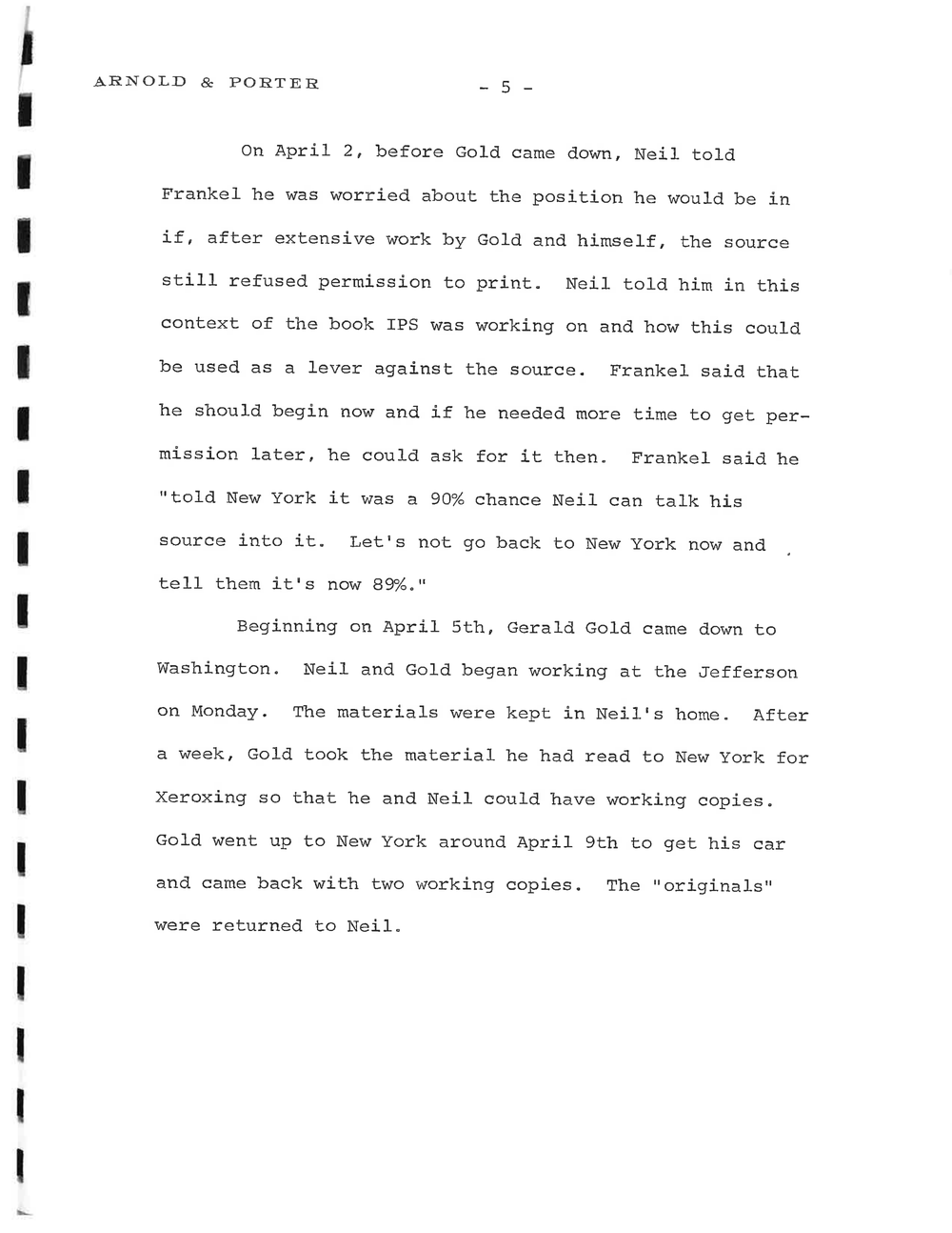 Page 5 from Rogovin Sheehan memo