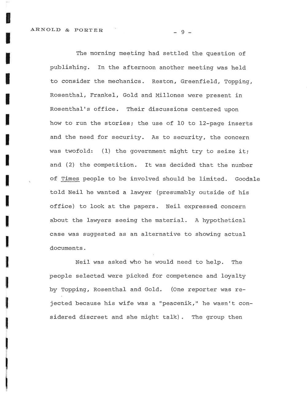 Page 9 from Rogovin Sheehan memo
