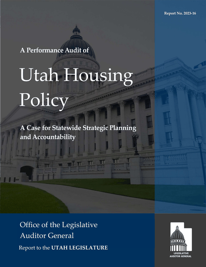 A Performance Audit Of Utah Housing Policy--A Case For Statewide ...