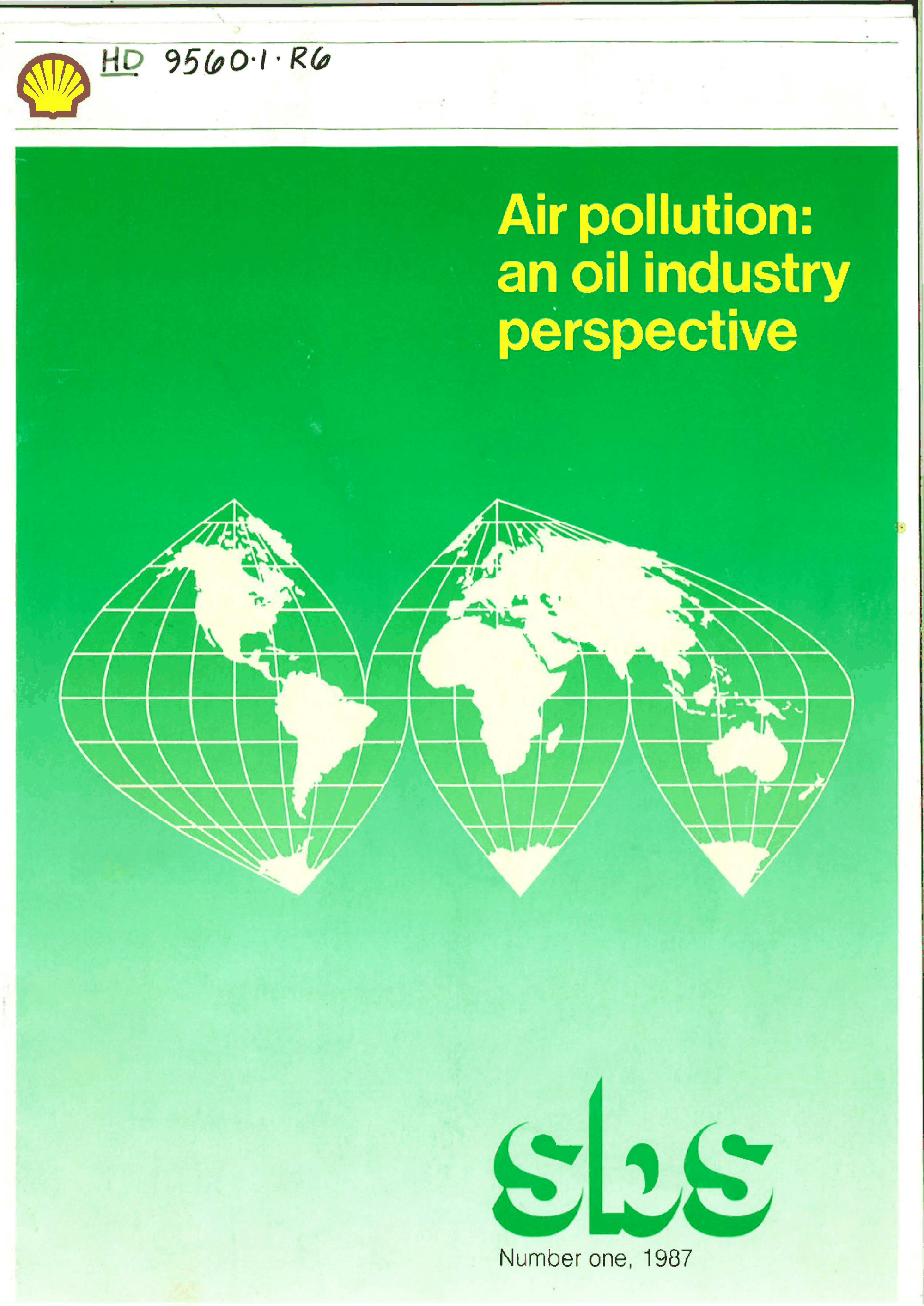 Page 1 of Shell Briefing Service Air pollution An oil industry perspective nr1 1987