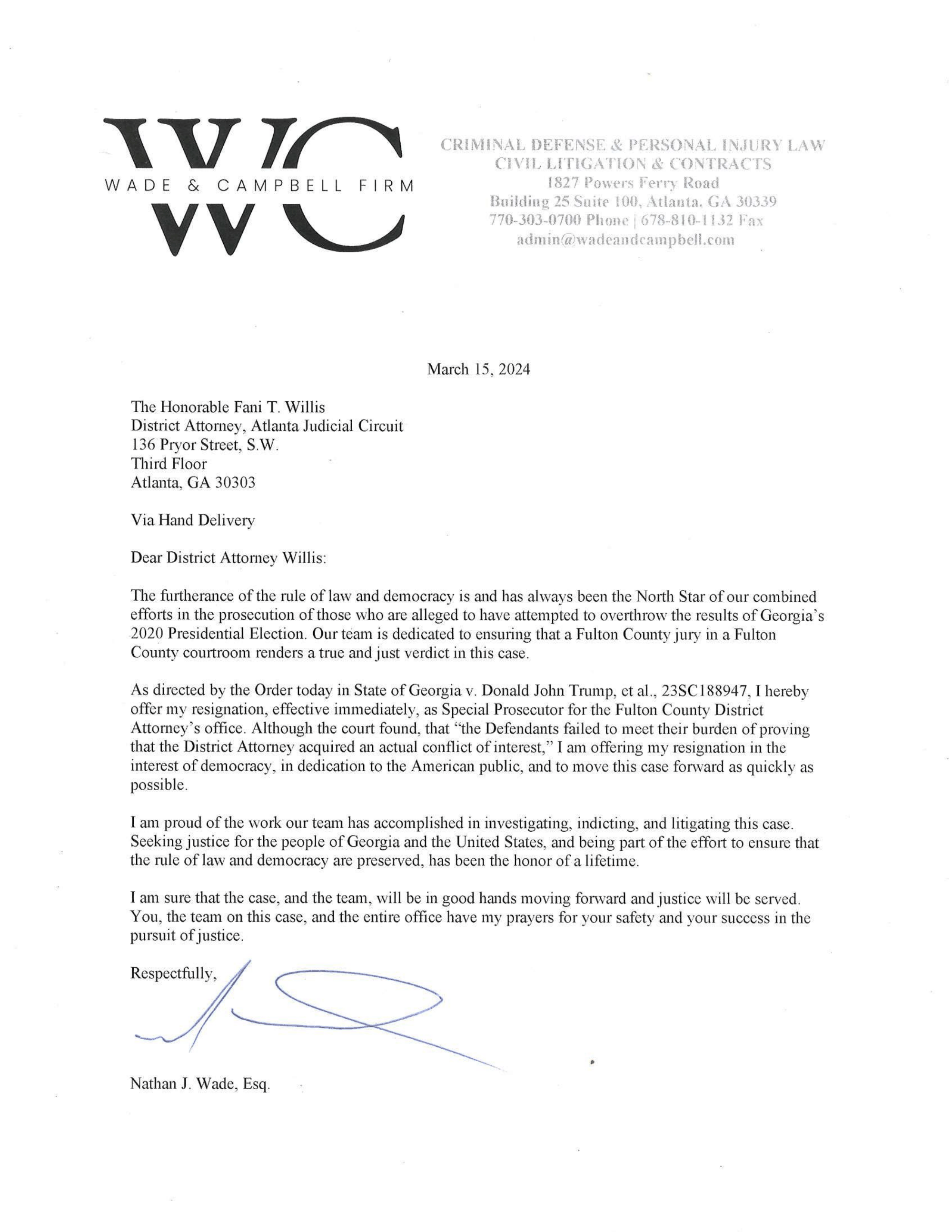 Page 1 of NJW resignation letter 3-15-24