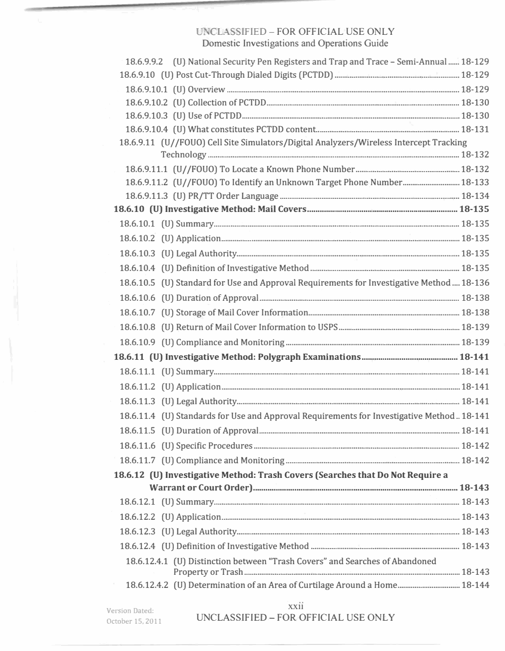 Domestic Investigations And Operations Guide - The Intercept