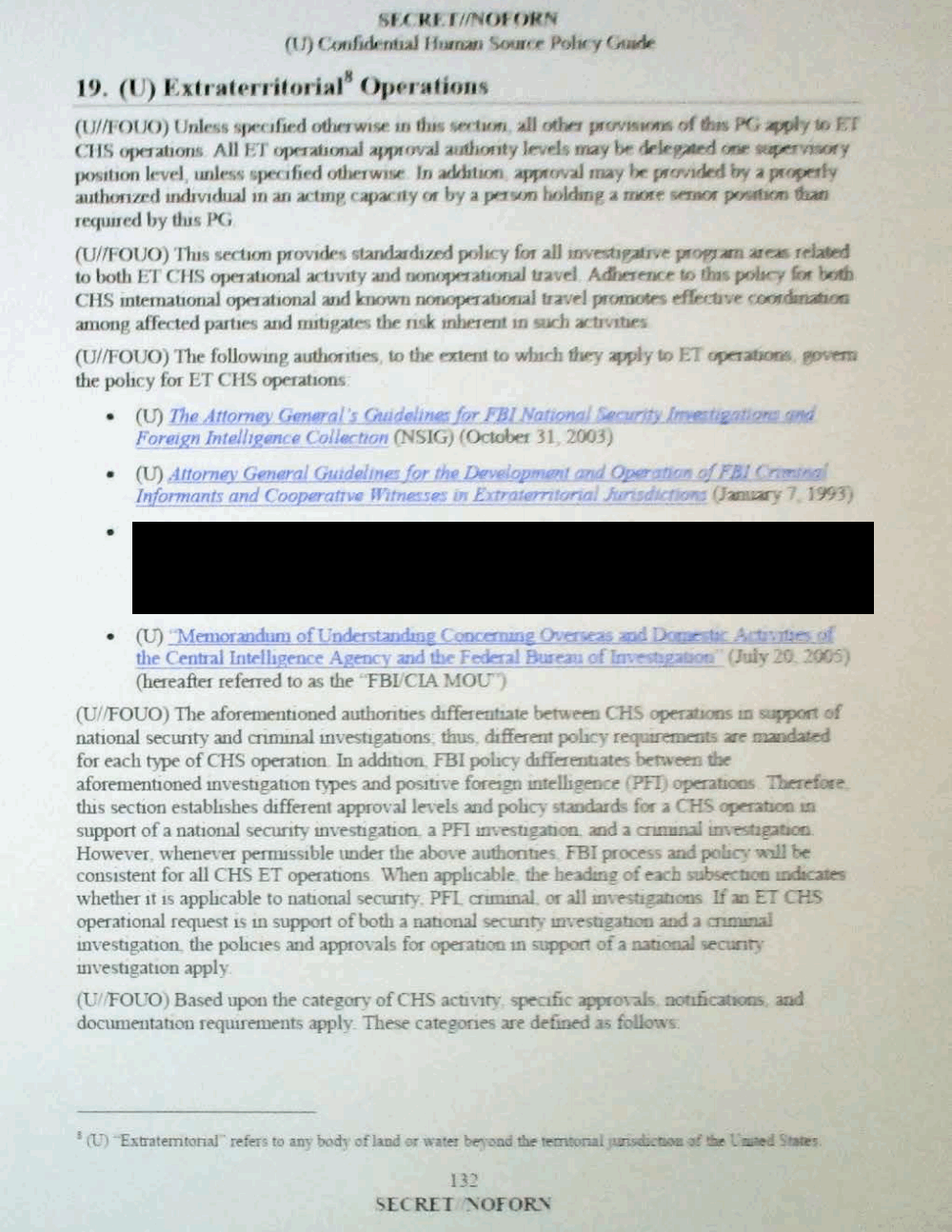 Page 142 from Confidential Human Source Policy Guide