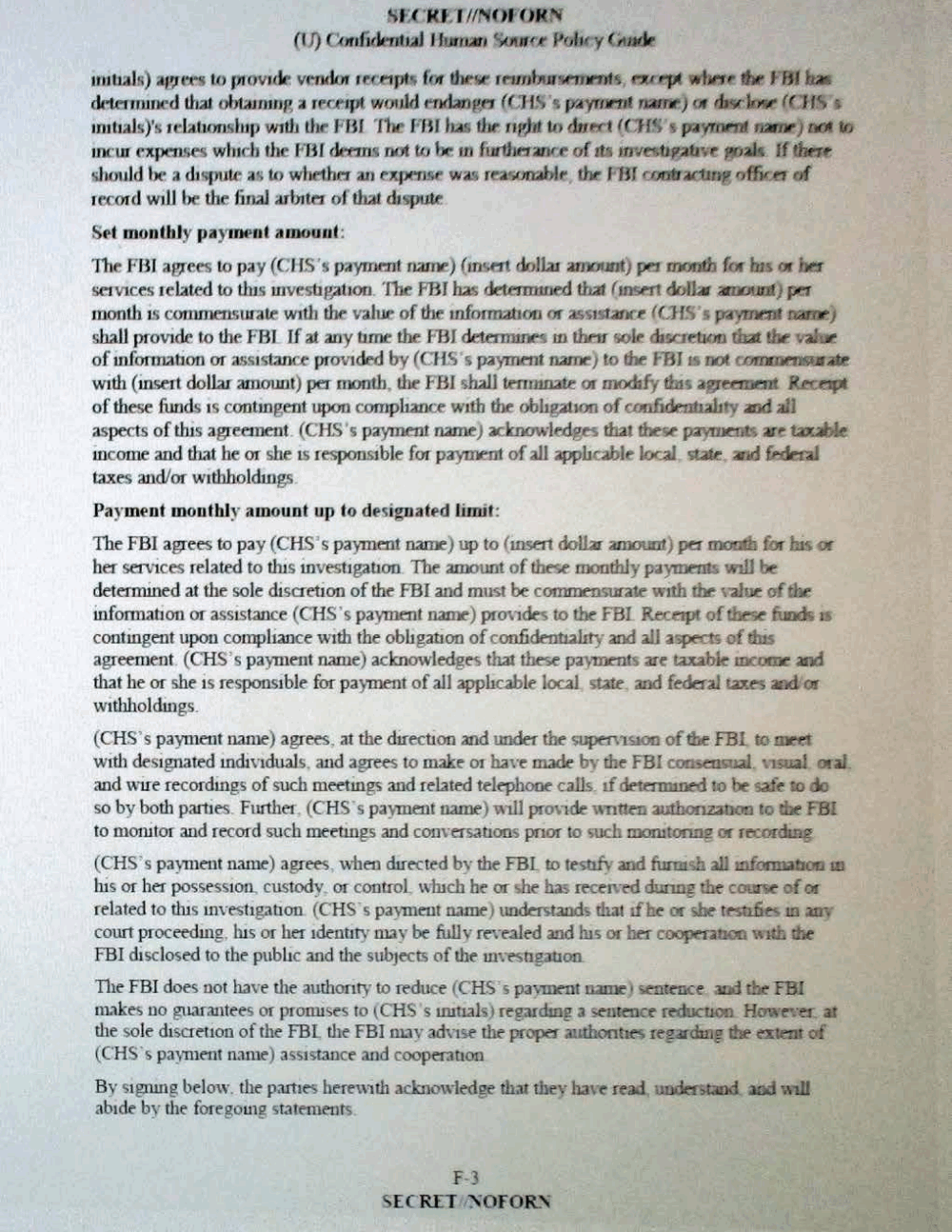 Page 194 from Confidential Human Source Policy Guide
