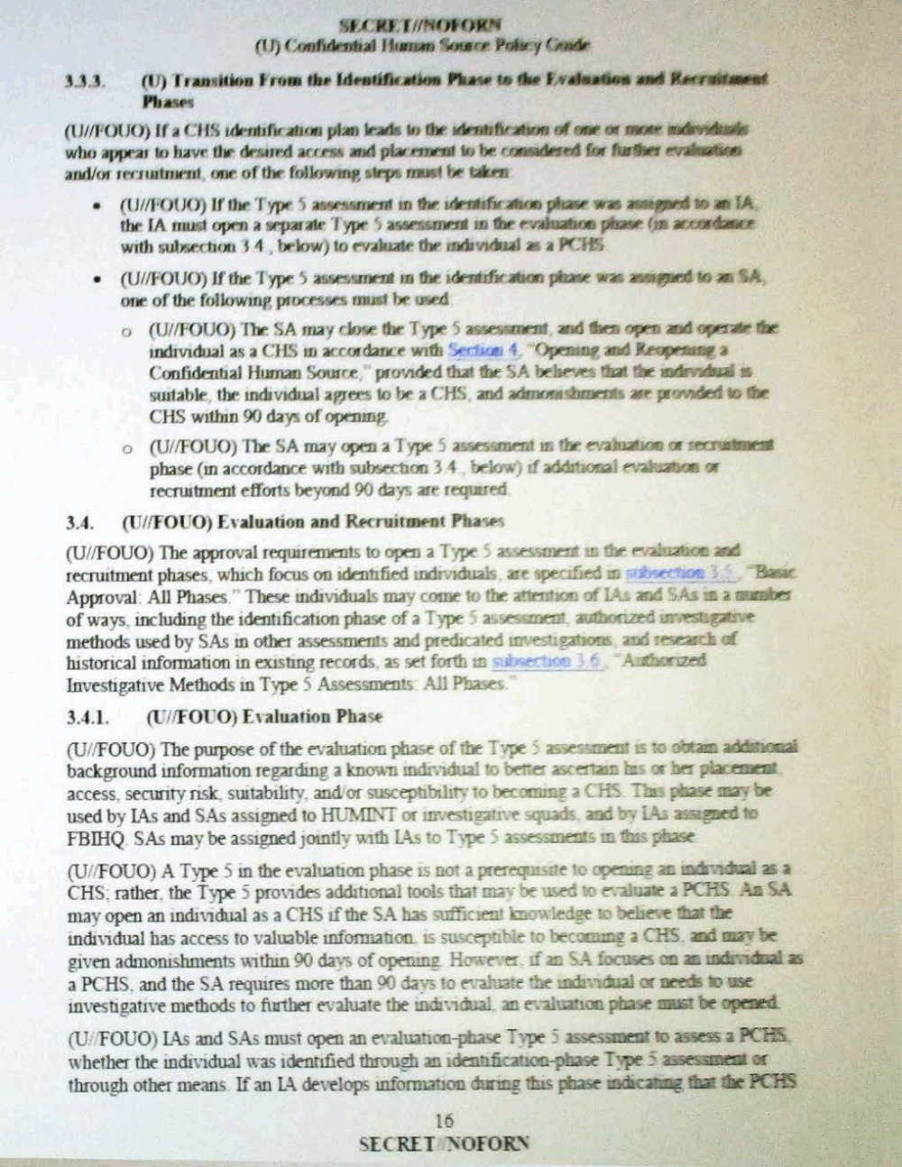 Page 28 from Confidential Human Source Policy Guide