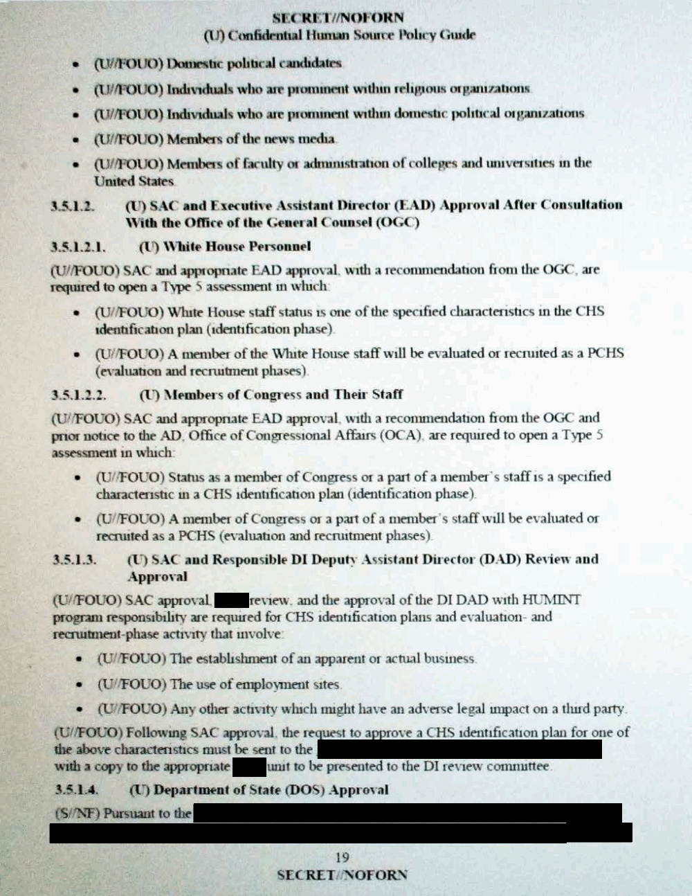 Page 31 from Confidential Human Source Policy Guide