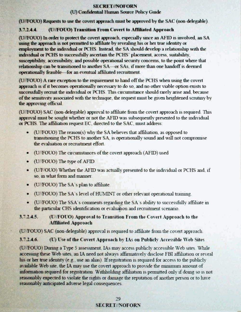 Page 41 from Confidential Human Source Policy Guide