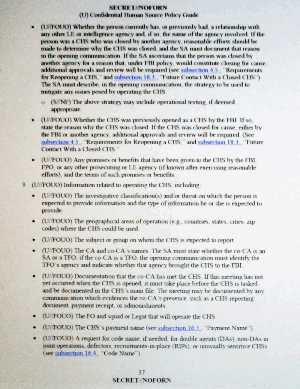 Page 49 from Confidential Human Source Policy Guide