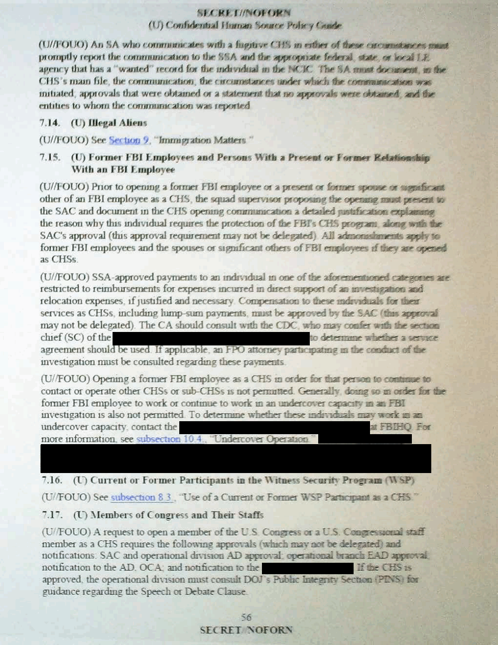 Page 67 from Confidential Human Source Policy Guide