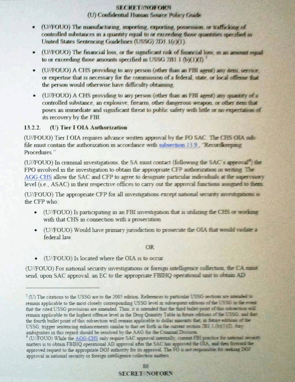 Page 96 from Confidential Human Source Policy Guide