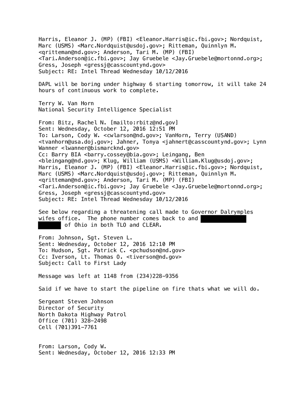 Page 7 from Intel Group Email Thread