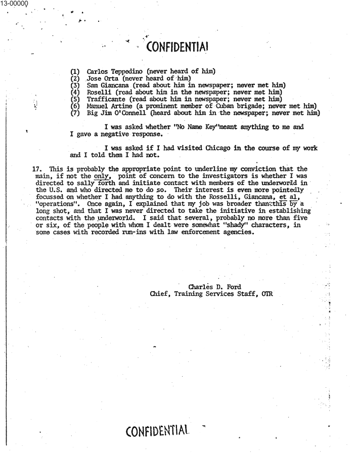 Page 10 of FILE ON FORD, CHARLES/RFK-MAFIA
