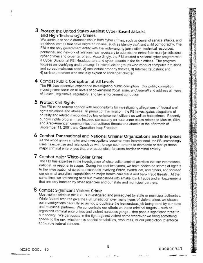 Page 14 of FBI Vault FBI Report Apr 2004