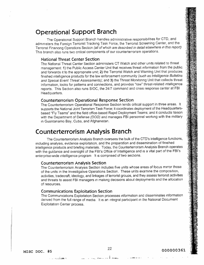 Page 28 of FBI Vault FBI Report Apr 2004