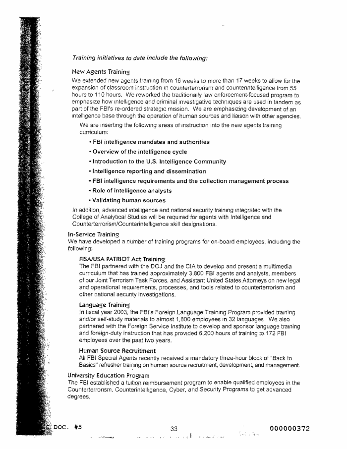 Page 39 of FBI Vault FBI Report Apr 2004