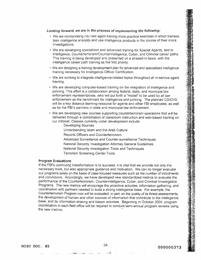 Page 40 of FBI Vault FBI Report Apr 2004
