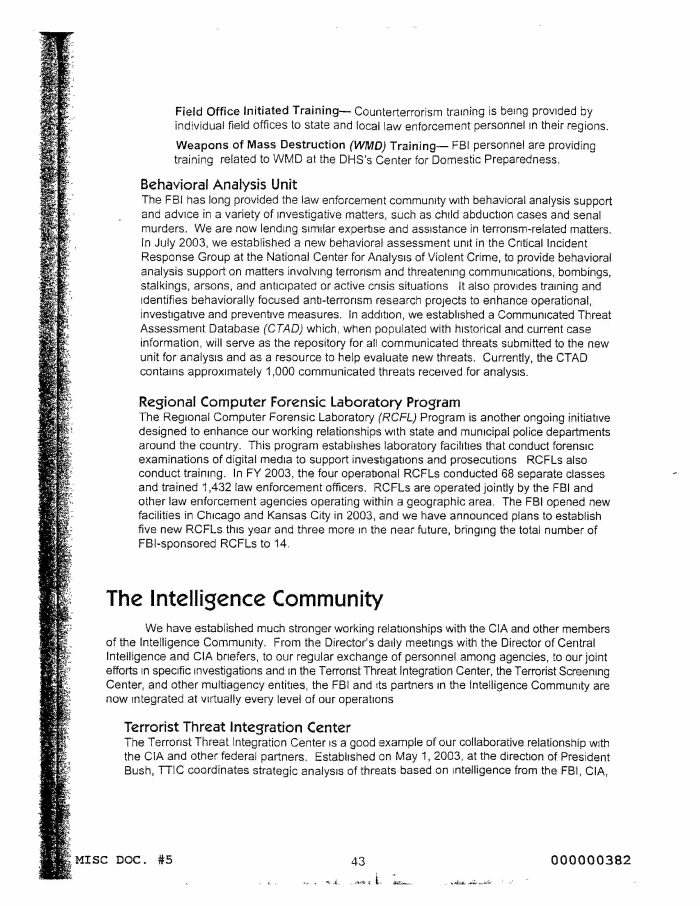 Page 49 of FBI Vault FBI Report Apr 2004