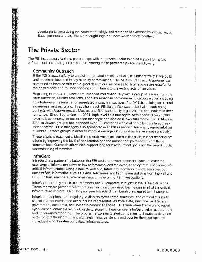 Page 55 of FBI Vault FBI Report Apr 2004