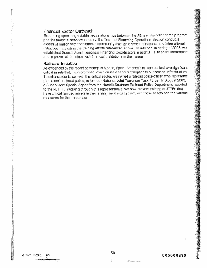 Page 56 of FBI Vault FBI Report Apr 2004