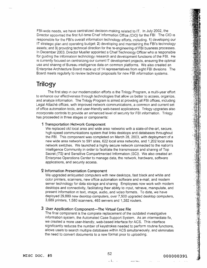 Page 58 of FBI Vault FBI Report Apr 2004