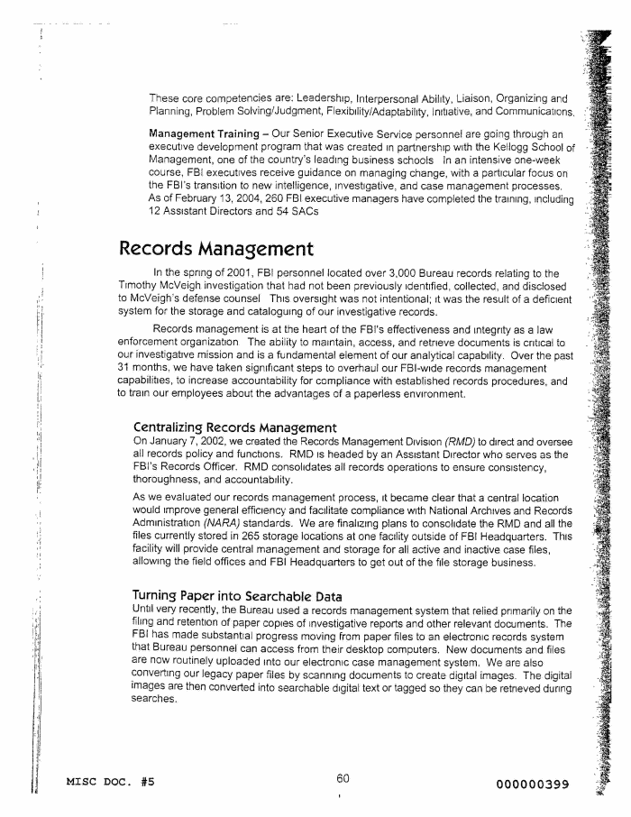 Page 66 of FBI Vault FBI Report Apr 2004