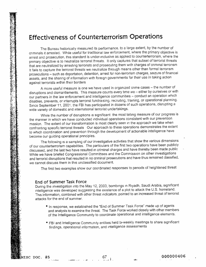 Page 73 of FBI Vault FBI Report Apr 2004