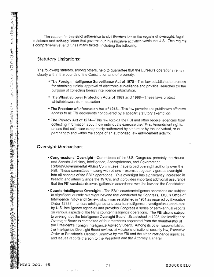 Page 77 of FBI Vault FBI Report Apr 2004