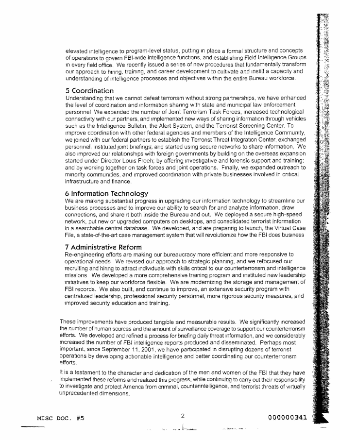 Page 8 of FBI Vault FBI Report Apr 2004
