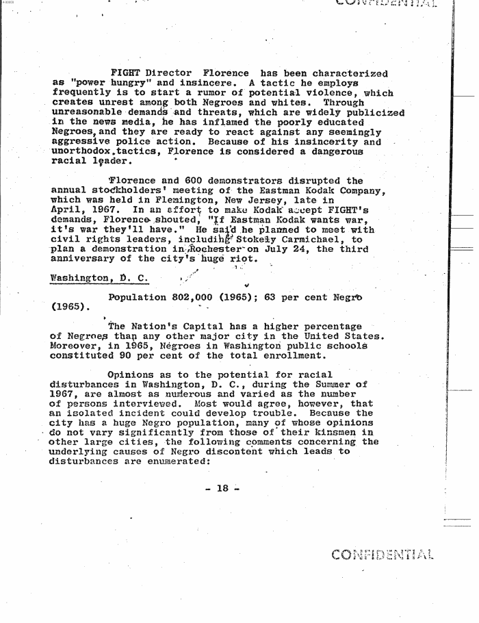 Page 26 of Hoover letter and FBI analysis on 1960s social unrest