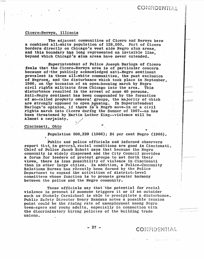 Page 35 of Hoover letter and FBI analysis on 1960s social unrest