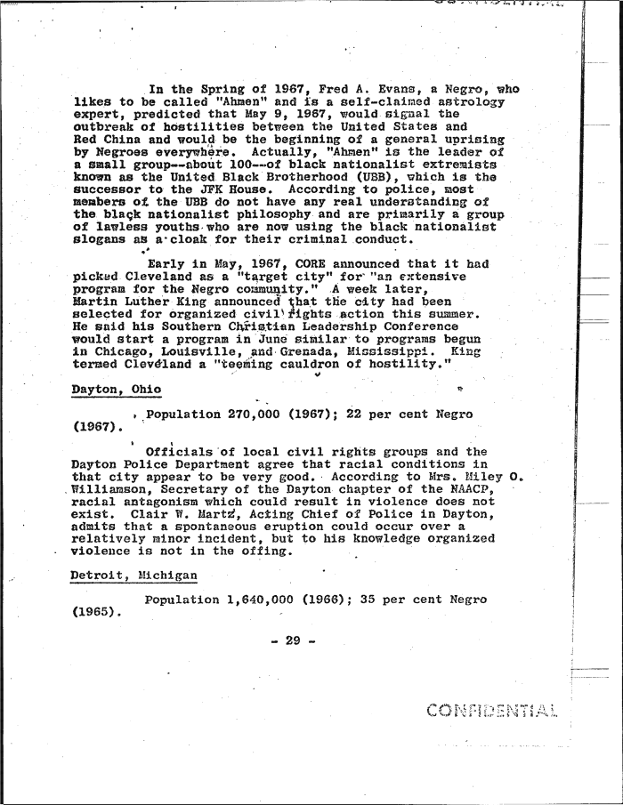 Page 37 of Hoover letter and FBI analysis on 1960s social unrest