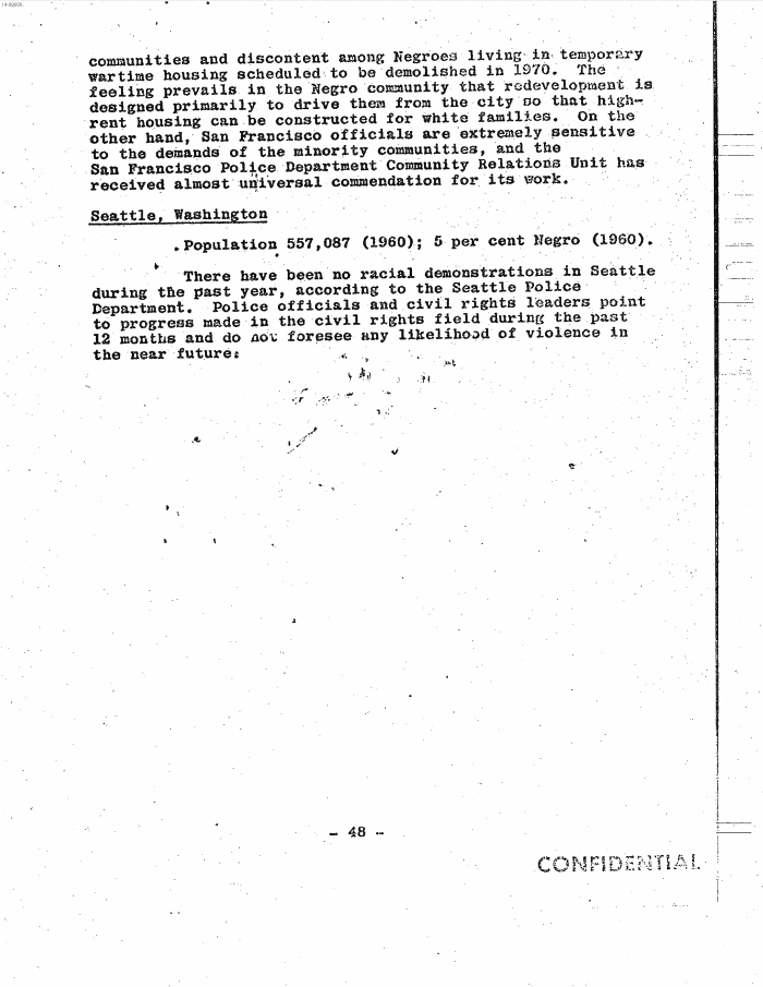 Page 56 of Hoover letter and FBI analysis on 1960s social unrest