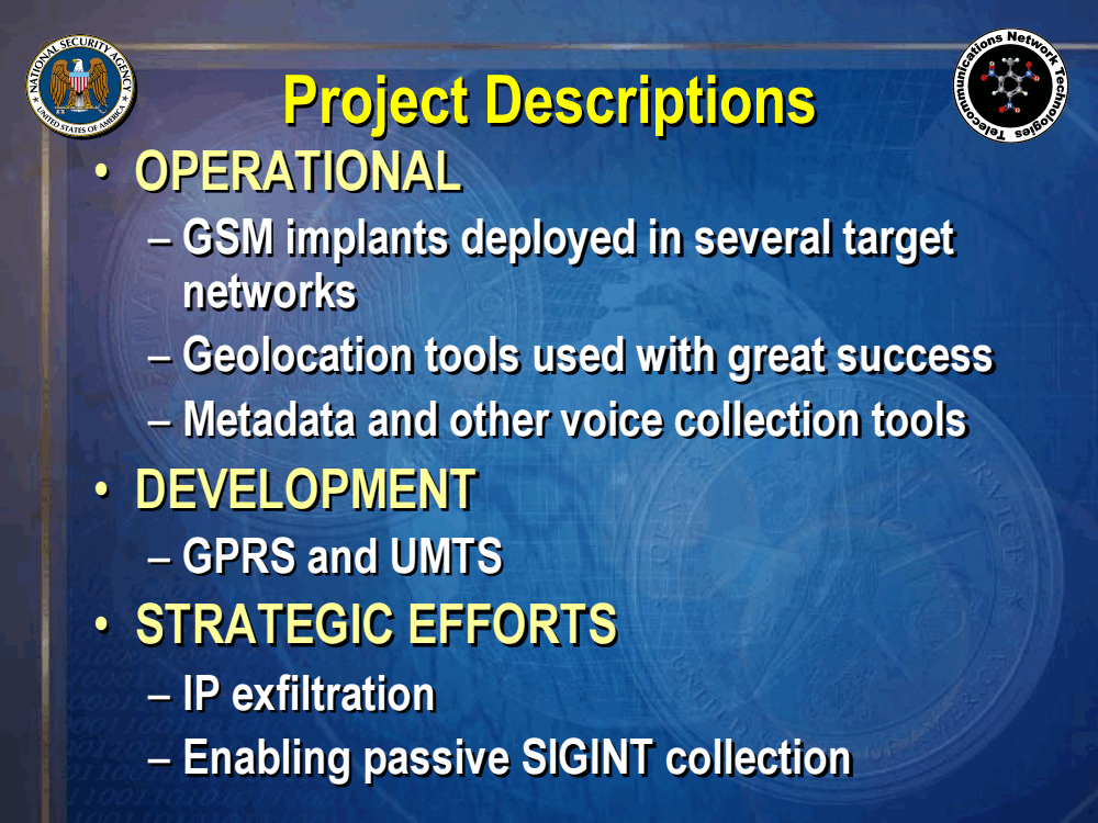 Tailored Access Operations 2007 - The Intercept