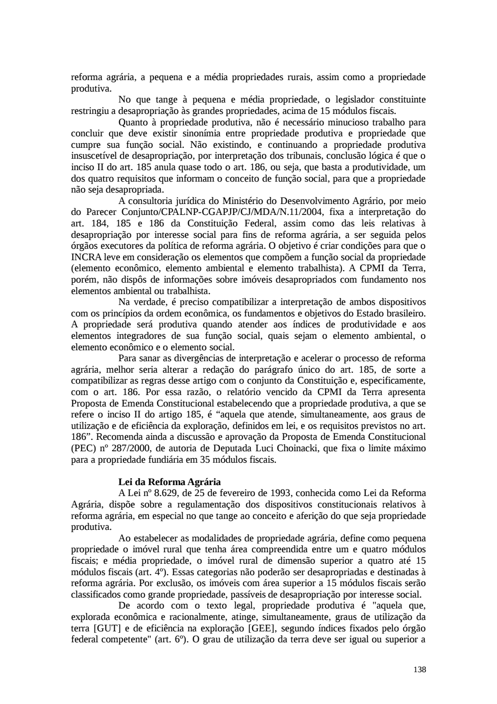 Page 138 from Relatório final da comissão