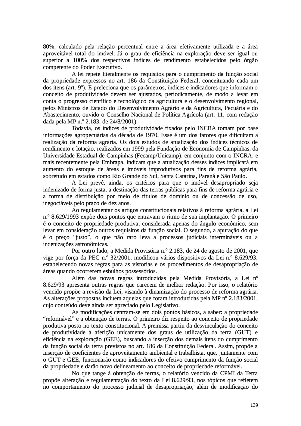 Page 139 from Relatório final da comissão